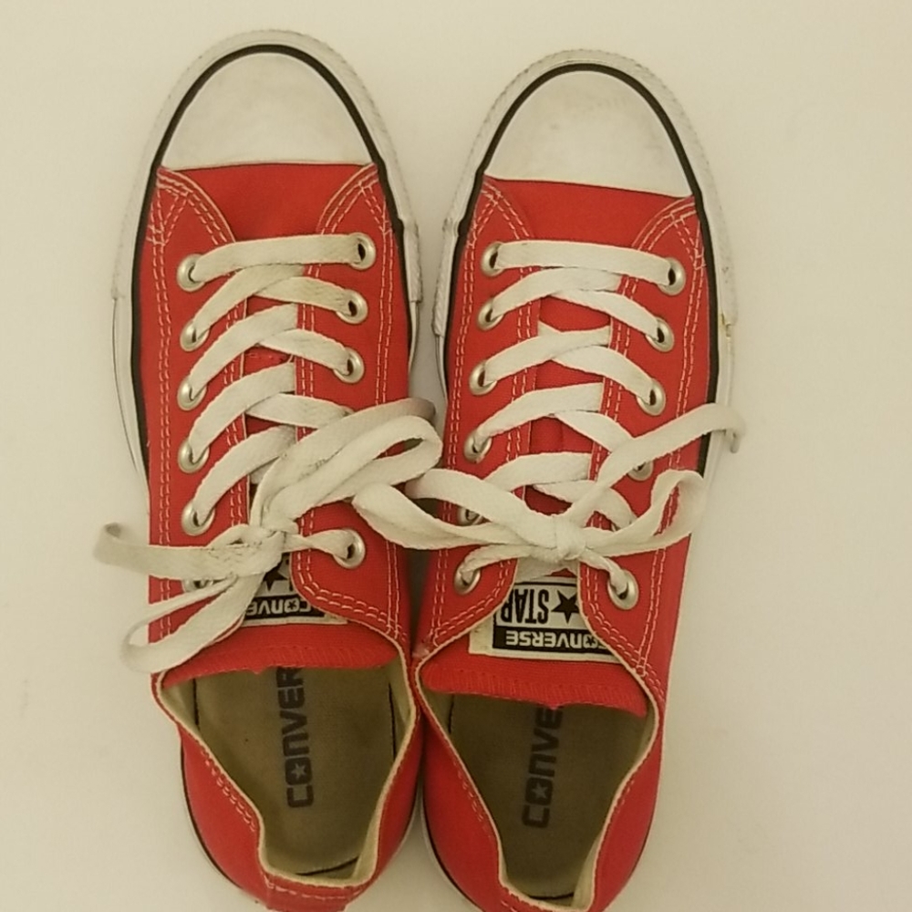 Converse All Star Womens 7 Mens 5 RED - Picture 3 of 10